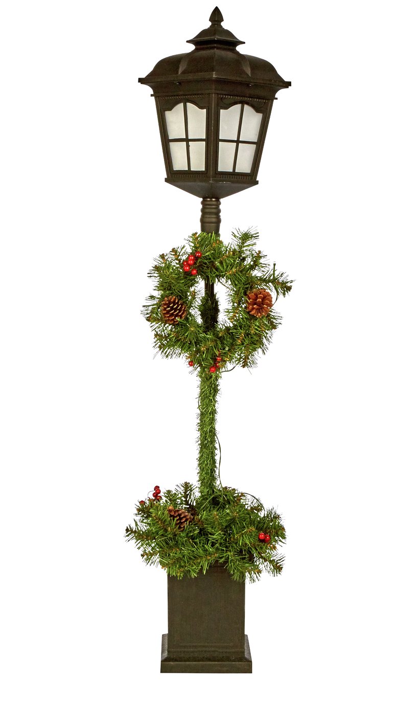 Argos Home 4ft Christmas Lantern & Wreath (9107959)  Argos Price