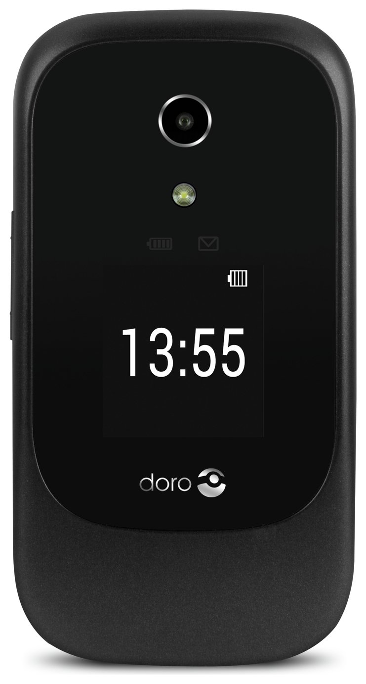 Three Doro 7060 4GB Mobile Phone - Black