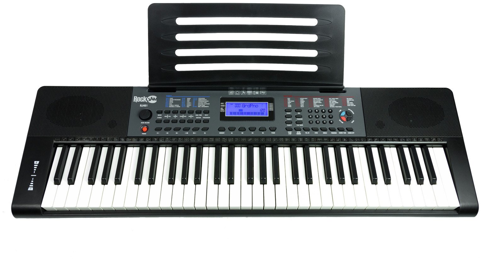 Keyboard Rockjam Rj461 Digital 61 Buttons Music Instrument Keyboard Instrument