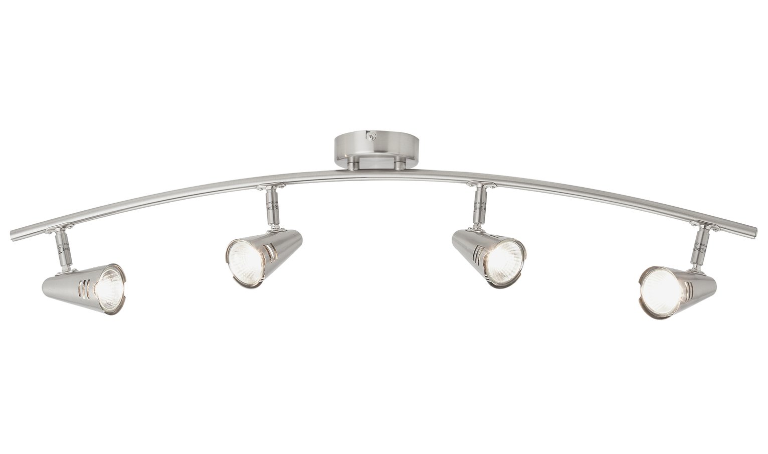 Argos Home - Metza 4 Spotlight Ceiling Bar - Silver