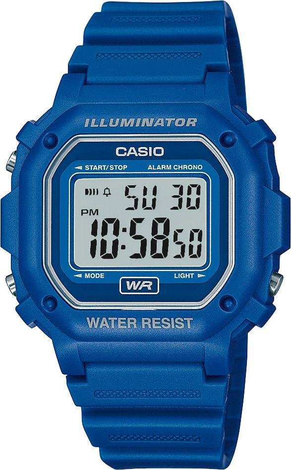 casio blue illuminator watch