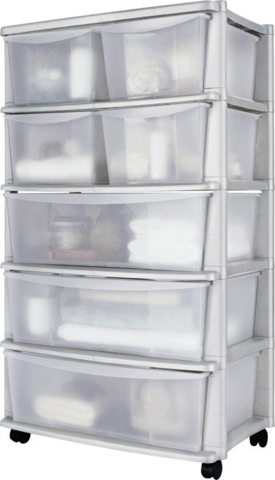 Argos Home 7 Drawer White Plastic Tower Storage Unit